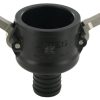 Extremo de manguera Camlock Tipo C 1.1/2" de 32 mm, polipropileno