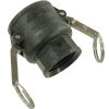 Camlock Tipo D 1.1/2" rosca hembra 1.1/4", polipropileno