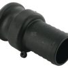 Extremo de maguera Camlock Tipo E 1-1/2" de 40 mm, polipropileno