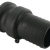 Extremo de maguera Camlock Tipo E 2" de 53 mm, polipropileno 9 Extremo de maguera Camlock Tipo E 2" de 53 mm, polipropileno
