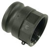 Camlock Tipo A 3" rosca hembra 2.1/2", polipropileno 8 Camlock Tipo A 3" rosca hembra 2.1/2", polipropileno