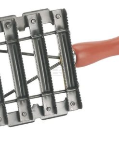 Metal curry comb 11x12,5 cm