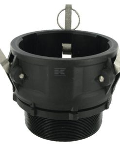 Camlock Tipo B 4" rosca macho, polipropileno