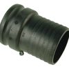 Extremo de mangueera Camlock Tipo E 4" de 105 mm, polipropileno