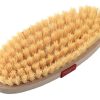 Grooming brush with nylon bristles