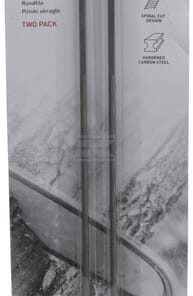Lima para cadena de motosierra 1/8" 3,2 mm, redonda, en blister, (2 uds.)