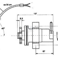Bomba de combustible eléctrica 12V