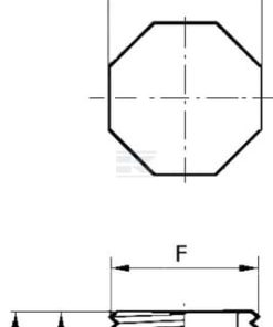 Tapón macho 1/4"
