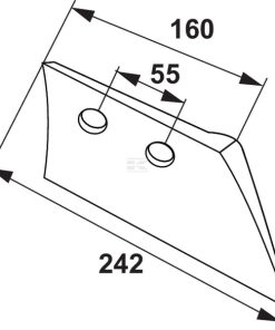 Reja de raseta mixta FG D G&B