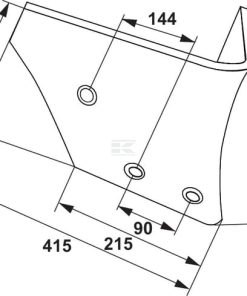 Skim mouldboard RH