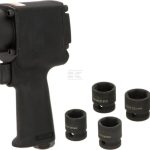 Juego de 5 llaves de impacto neumáticas, 1/2", 680 Nm, tipo Super Mini