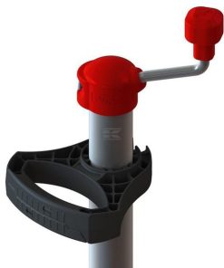 Maneuvering handle for wheel jack diameter 48mm