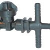Portaboquillas T triple 3/8"
