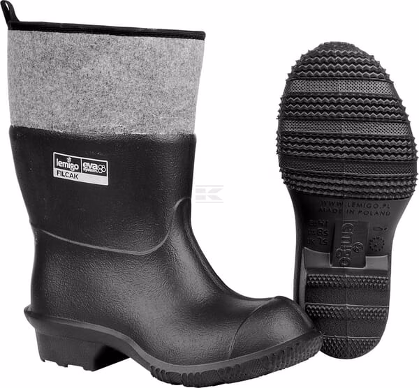 Botas Wellingtons Filcak, color negro, talla 8 Lemigo