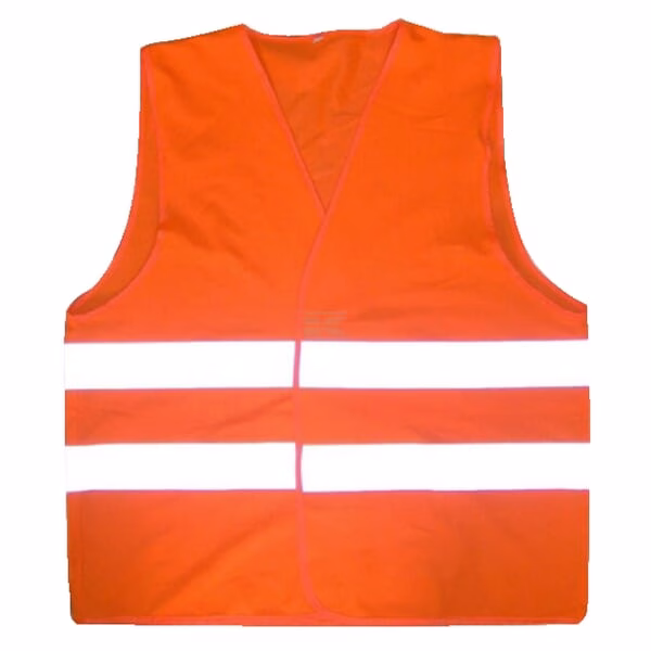 Chaleco, naranja alta visibilidad, XL 1 Chaleco, naranja alta visibilidad, XL