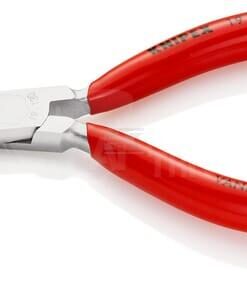 KNIPEX 19 03 130 Alicate de boca redonda con filos de corte (Alicate para joyería) recubiertos de plástico cromado 130 mm 6 KNIPEX 19 03 130 Alicate de boca redonda con filos de corte (Alicate para joyería) recubiertos de plástico cromado 130 mm