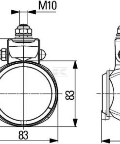 Lámpara de trabajo Modul 70 H3 H