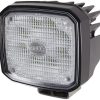 Luz de trabajo LED, 4000 lm, rectangular 12-24 V, blanca, 115 x 85,5 x 132,5 enchufe Deutsch, 8 LEDs, de Hella