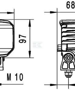 Faros de trabajo PB1800C LED 12