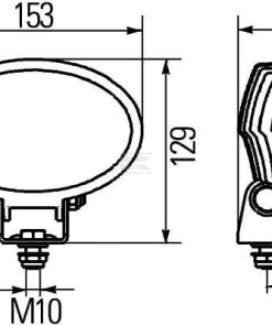Faro de trabajo OVAL100LED