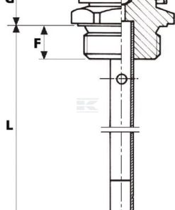 Filtro ventilac./varilla 1/2
