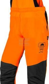 Peto motosierra, naranja alta visibilidad, 1RH1, L
