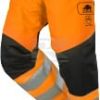 Polainas anticorte, silvicultura, Roadrunner Flash, naranja/negro, talla M