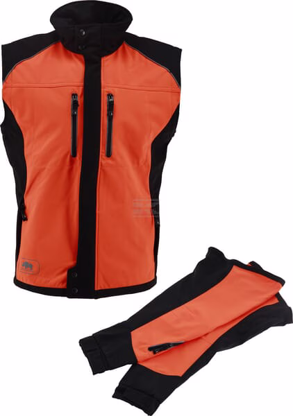 Chaqueta Fuyu, talla M naranja/negro 15 Chaqueta Fuyu, talla 3XL, naranja/negro