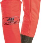 Protector antebrazo para motosierra, L, rojo
