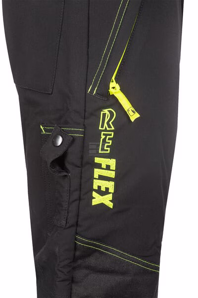 Pantalón silvicultura impermeable, negro alta visibilidad, talla M, Progress, de SIP 3 Pantalón silvicultura impermeable, negro alta visibilidad, talla M, Progress, de SIP
