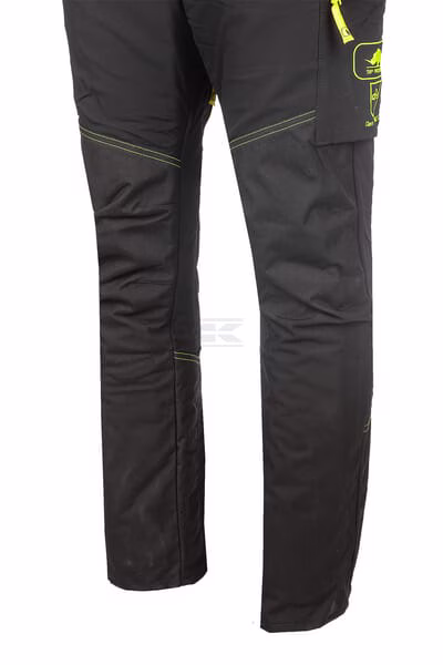 Pantalón silvicultura impermeable, negro alta visibilidad, talla M, Progress, de SIP 4 Pantalón silvicultura impermeable, negro alta visibilidad, talla M, Progress, de SIP