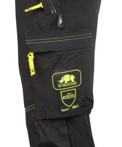 Pantalón silvicultura impermeable, negro alta visibilidad, talla M, Progress, de SIP 16 Pantalón silvicultura impermeable, negro alta visibilidad, talla M, Progress, de SIP
