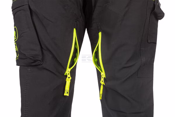 Pantalón silvicultura impermeable, negro alta visibilidad, talla M, Progress, de SIP 6 Pantalón silvicultura impermeable, negro alta visibilidad, talla M, Progress, de SIP