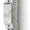 Relé impulso modular 17.4mm., 1 N.A. 16A/12V AC/AgSnO2