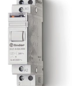 Relé impulso modular 17.4mm., 1 N.A. 16A/12V AC/AgSnO2