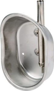 Cazoleta inoxidable para cerdos de engorde