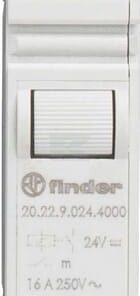 Telerruptor 2M 16A 24VDC