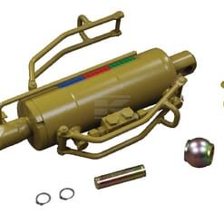 Cilindro hidráulico de 3er punto, gancho con bola Cat.3, Ø90 mm