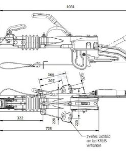 Lanza de remolque con freno V KFG35-D 7 Lanza de remolque con freno V KFG35-D