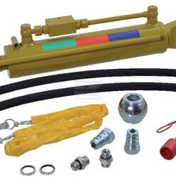 Cilindro hidráulico de 3er punto, gancho con bola Cat.3, bola Cat.3, Ø70 mm