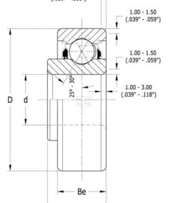 Angular contact ball bearing