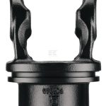 Horquilla para tubo perfilado, Ø39,6 mm, S2 Bondioli&Pavesi