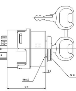 Interruptor arranque P-0-1-2-3, Pneutron