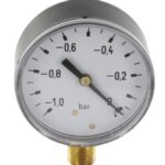 Manómetro Ø100mm 1/2" -1-0bar