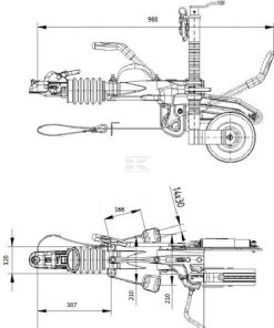 Lanza de remolque con freno V KFG27-A 5 Lanza de remolque con freno V KFG27-A
