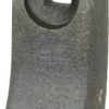 Punta de cultivador 170 x 27 mm / 36 x 27,5 mm, curvada, 1 orificio