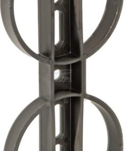 Juego de abrazaderas para el soporte de placa de matrícula, de plástico para 520 x 110 mm