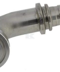 Racor pres. DN32+63,5 brida 90°