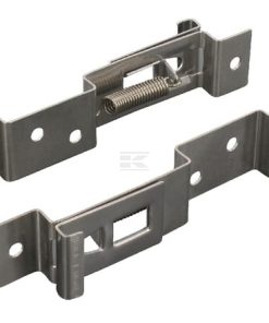 Juego de soporte de placa de matrícula de acero inoxidable