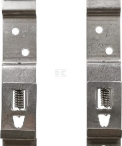 Juego de soporte de placa de matrícula de acero inoxidable